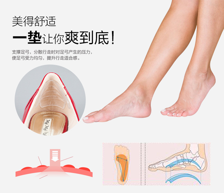 硅胶后跟贴能解决脚后跟疼痛的问题。